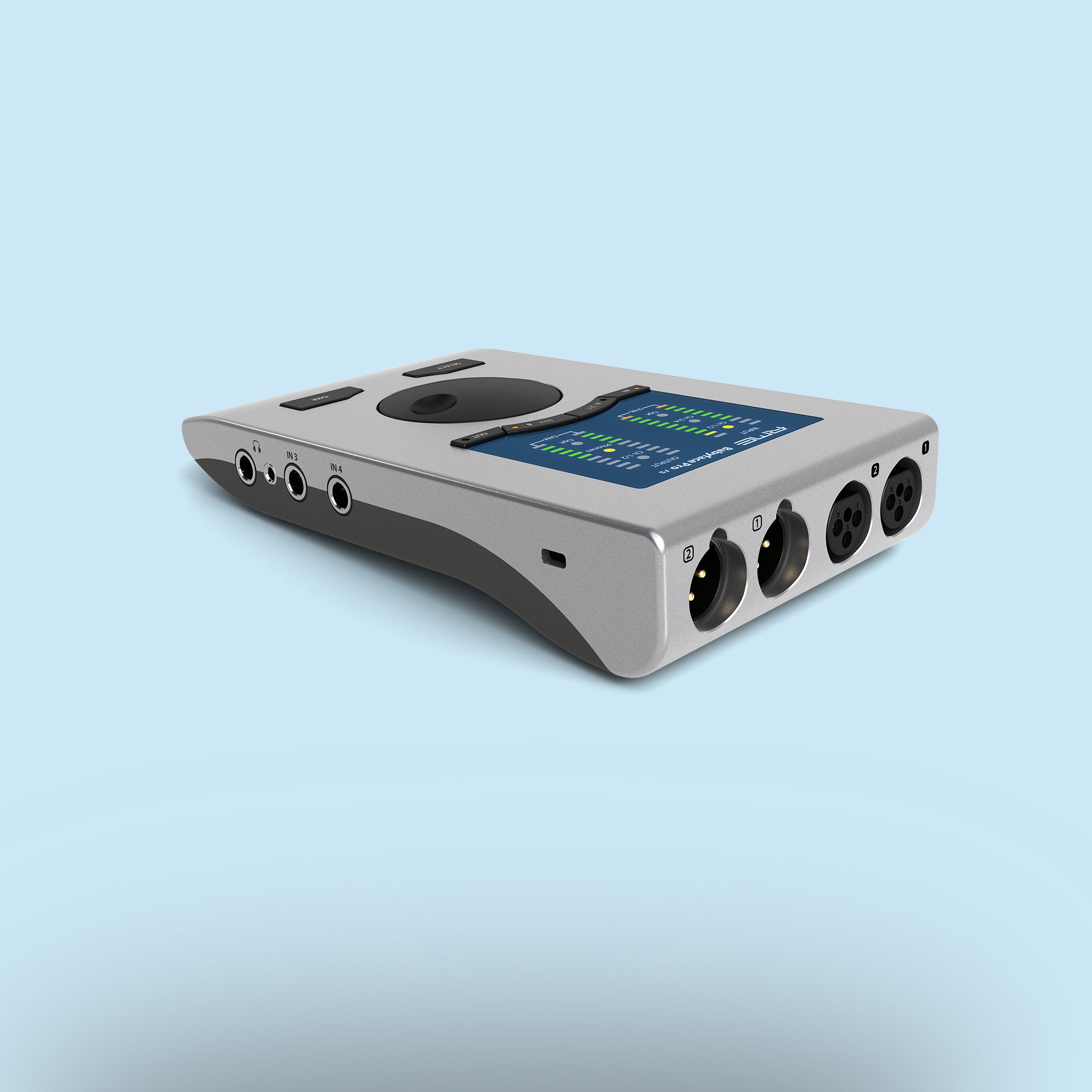 Audio-Interface RME Babyface Pro FS in Silber, Studio, Recording.