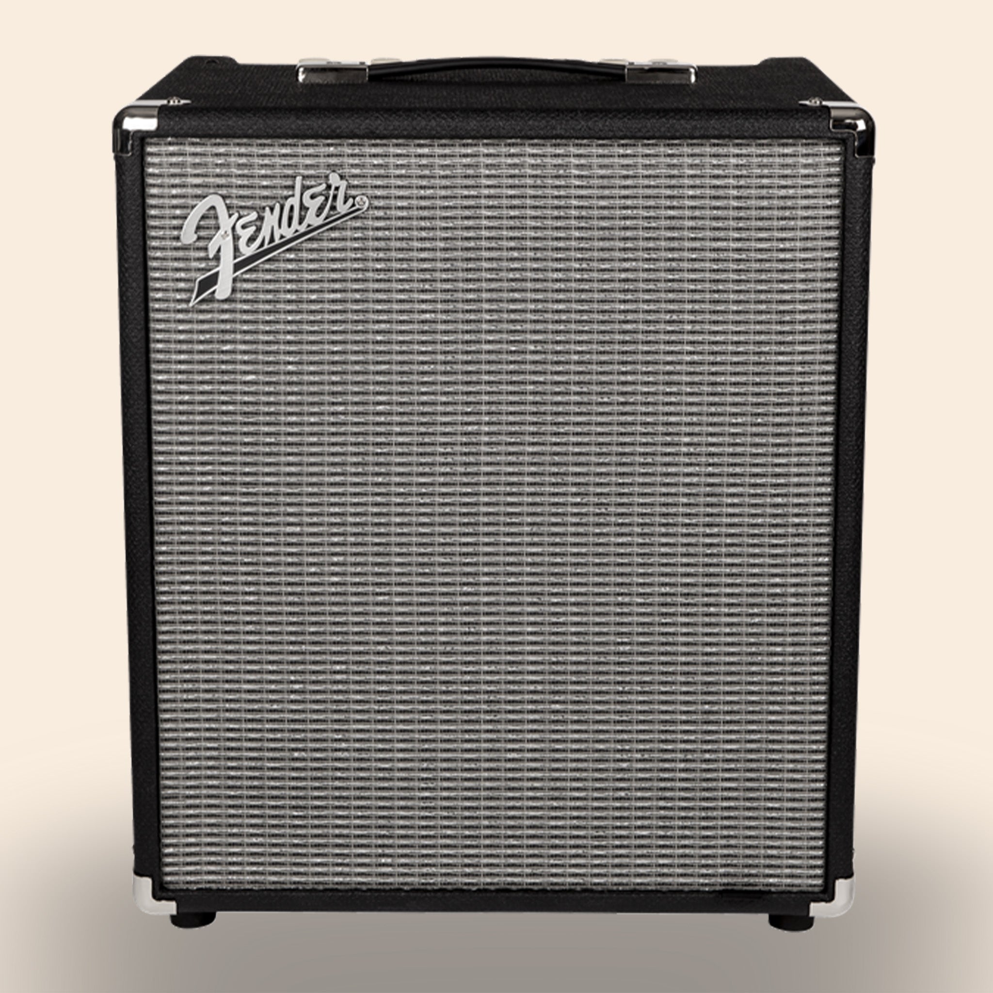Bassverstärker Fender Rumble 100 V3 in Schwarz, Live, Proberaum, Bühne.