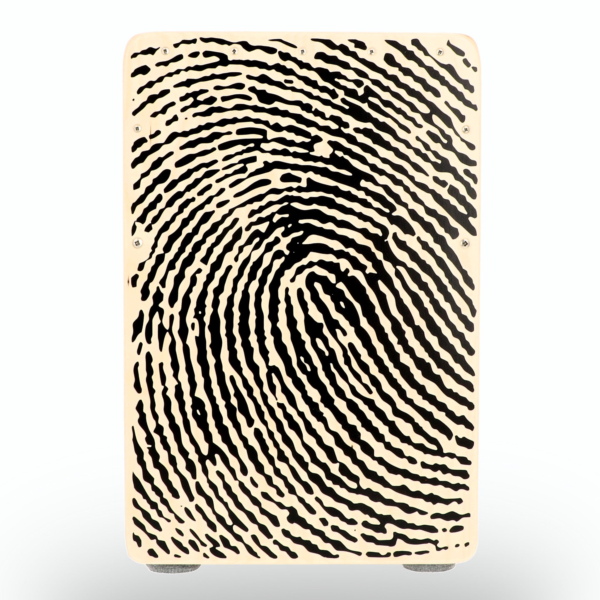 Cajon Schlagwerk Rudiments CP83 Fingerprint Medium in Naturholz.