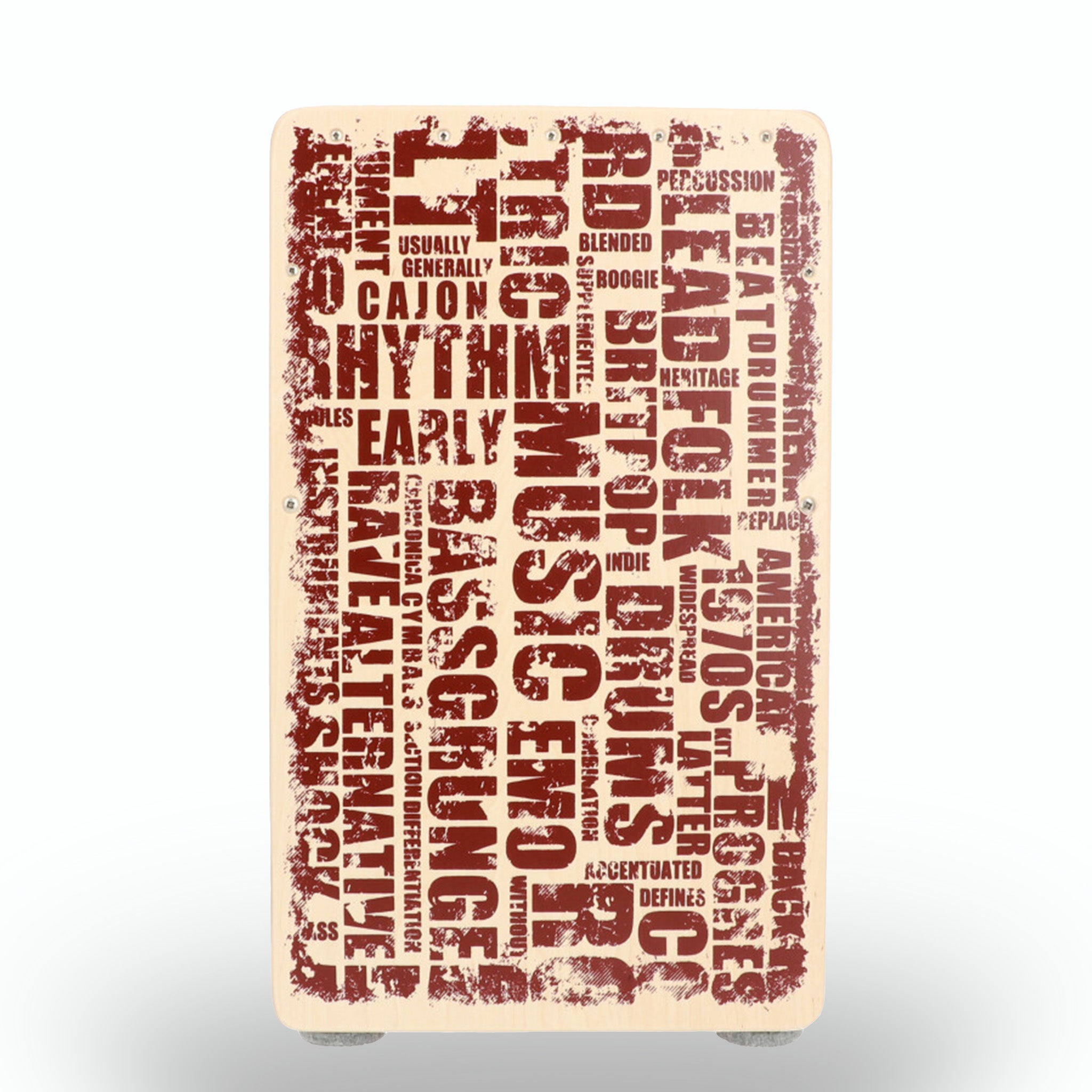 Cajon Schlagwerk Rudiments CP85 Styles in Naturholz