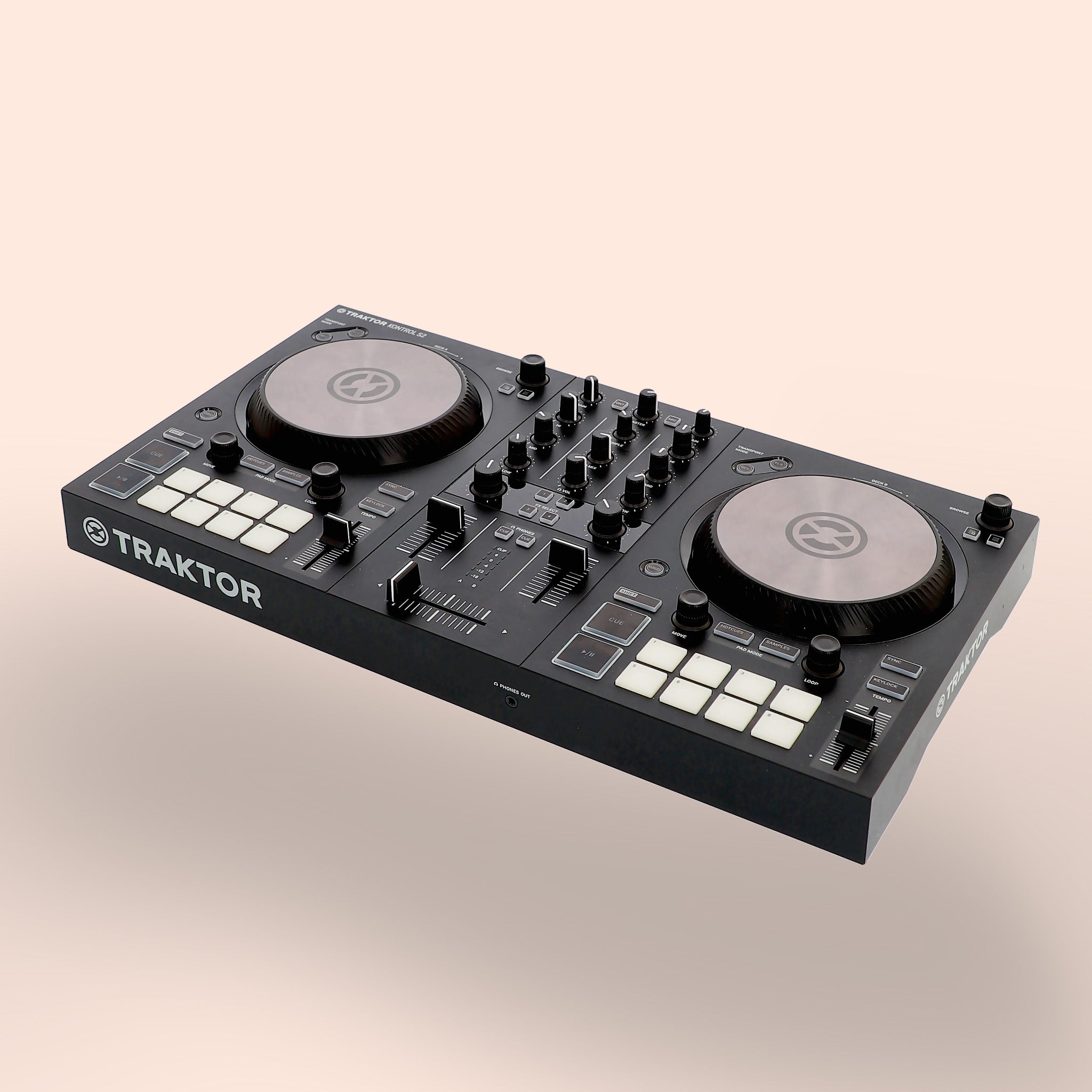 DJ-Controller Native Instruments Traktor Kontrol S2 MK3 in Schwarz.
