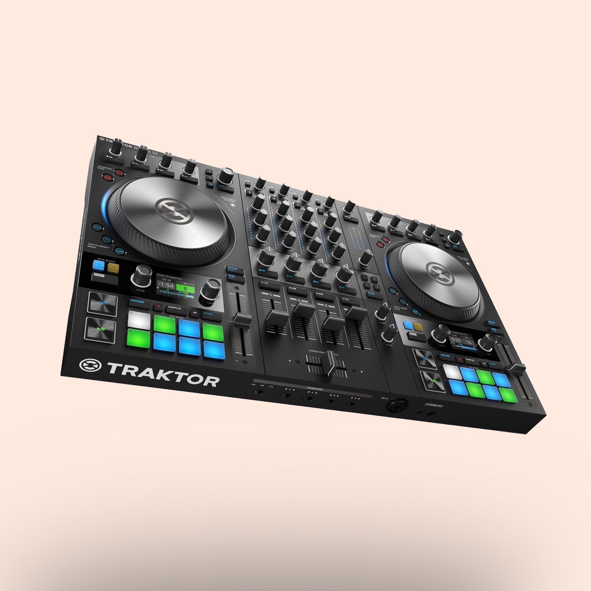 DJ-Controller Native Instruments Traktor Kontrol S4 MK3 in Schwarz, DJ, Club, Performance.