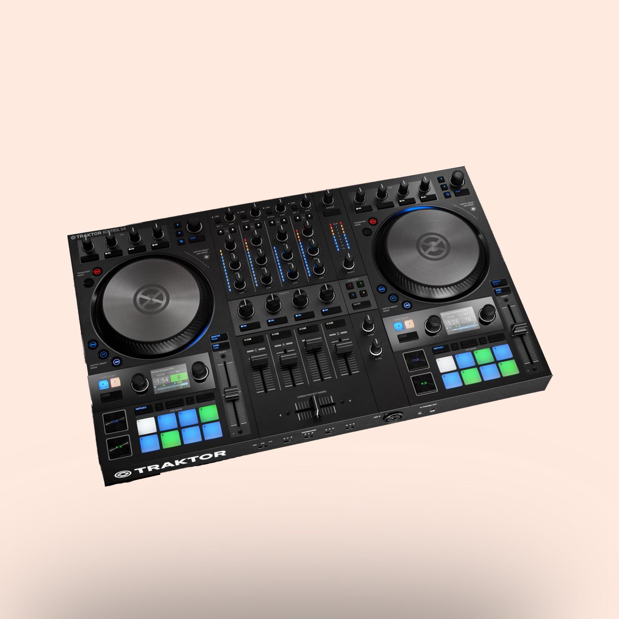 DJ-Controller Native Instruments Traktor Kontrol S4 MK3 in Schwarz, DJ, Club, Performance.