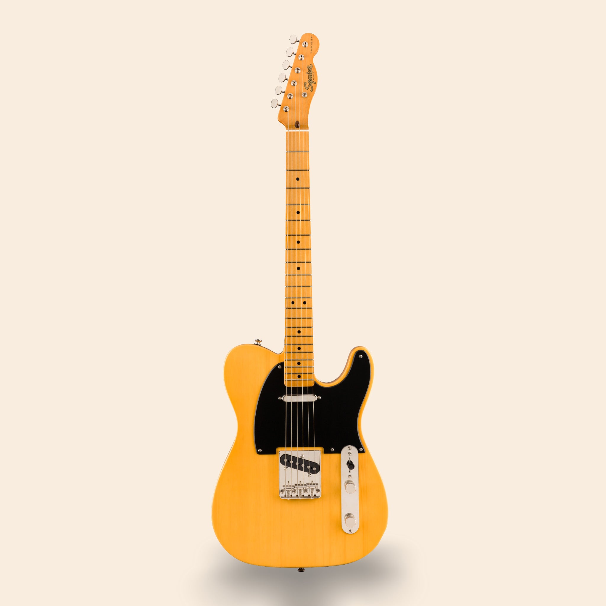 E-Gitarre Squier Classic Vibe 50s Telecaster BTB in Butterscotch Blonde, Live, Studio, Bühne.