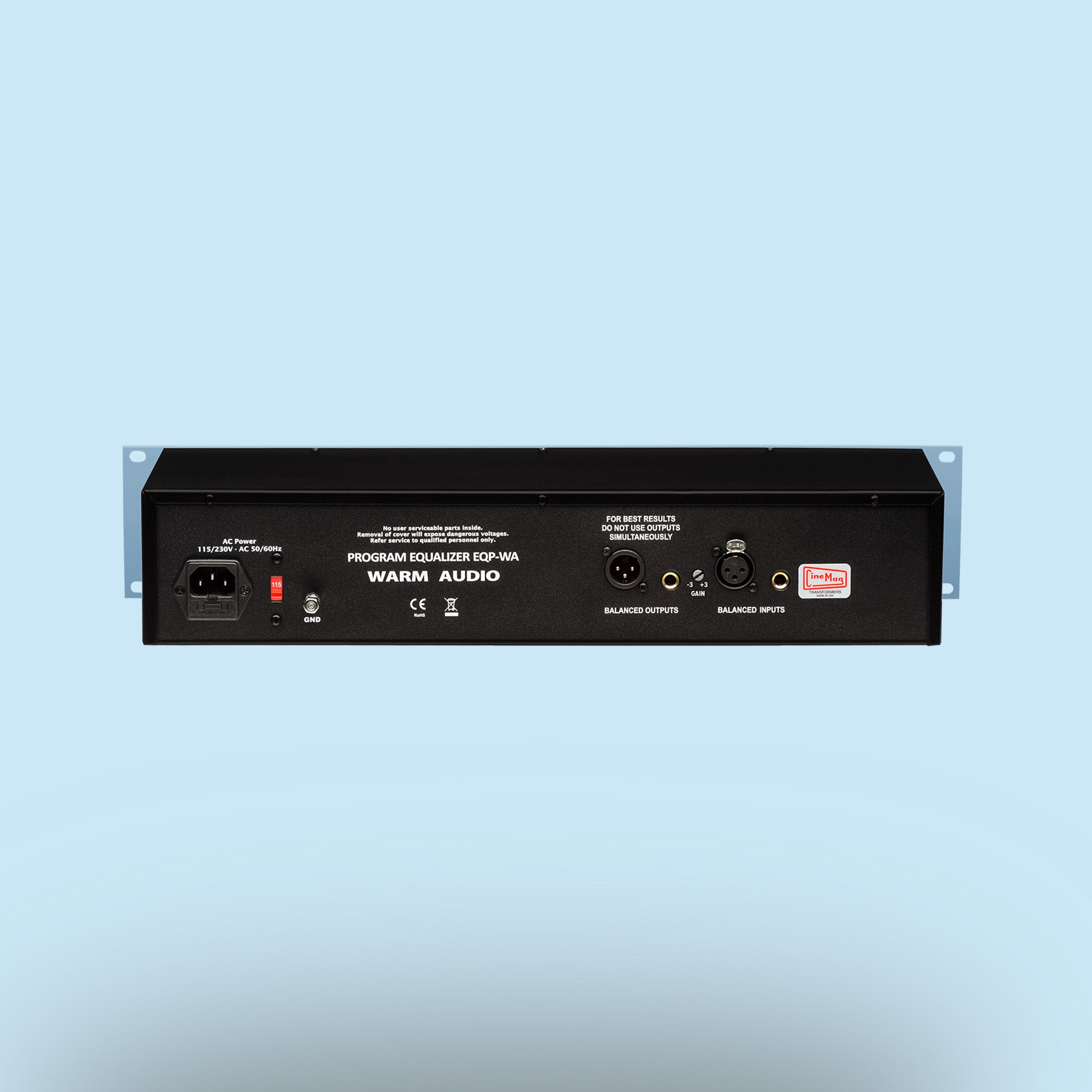 Equalizer Warm Audio EQP-WA in Orange, Studio, Recording, Outboard.