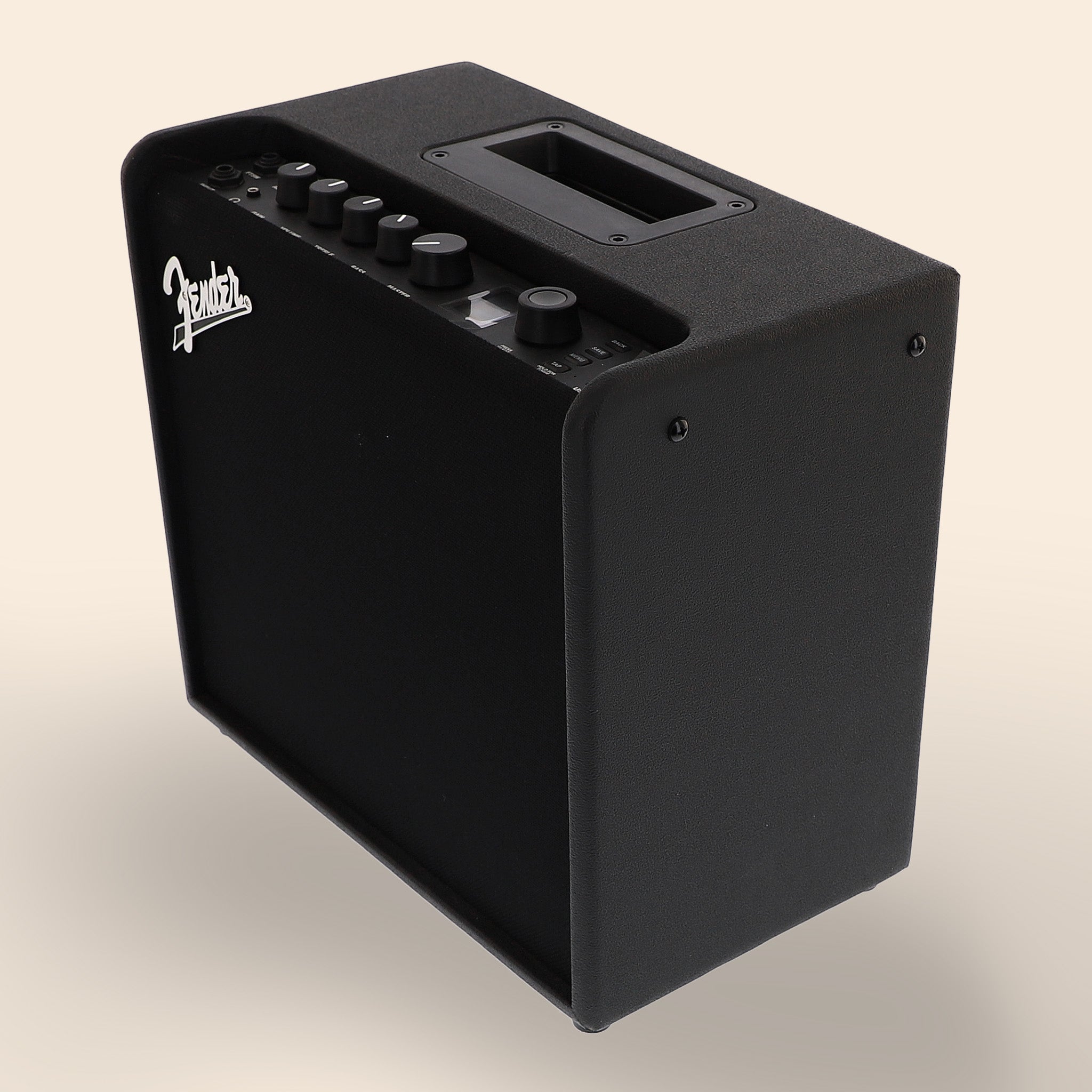 Gitarrenverstärker Fender Mustang LT 25 in Schwarz.