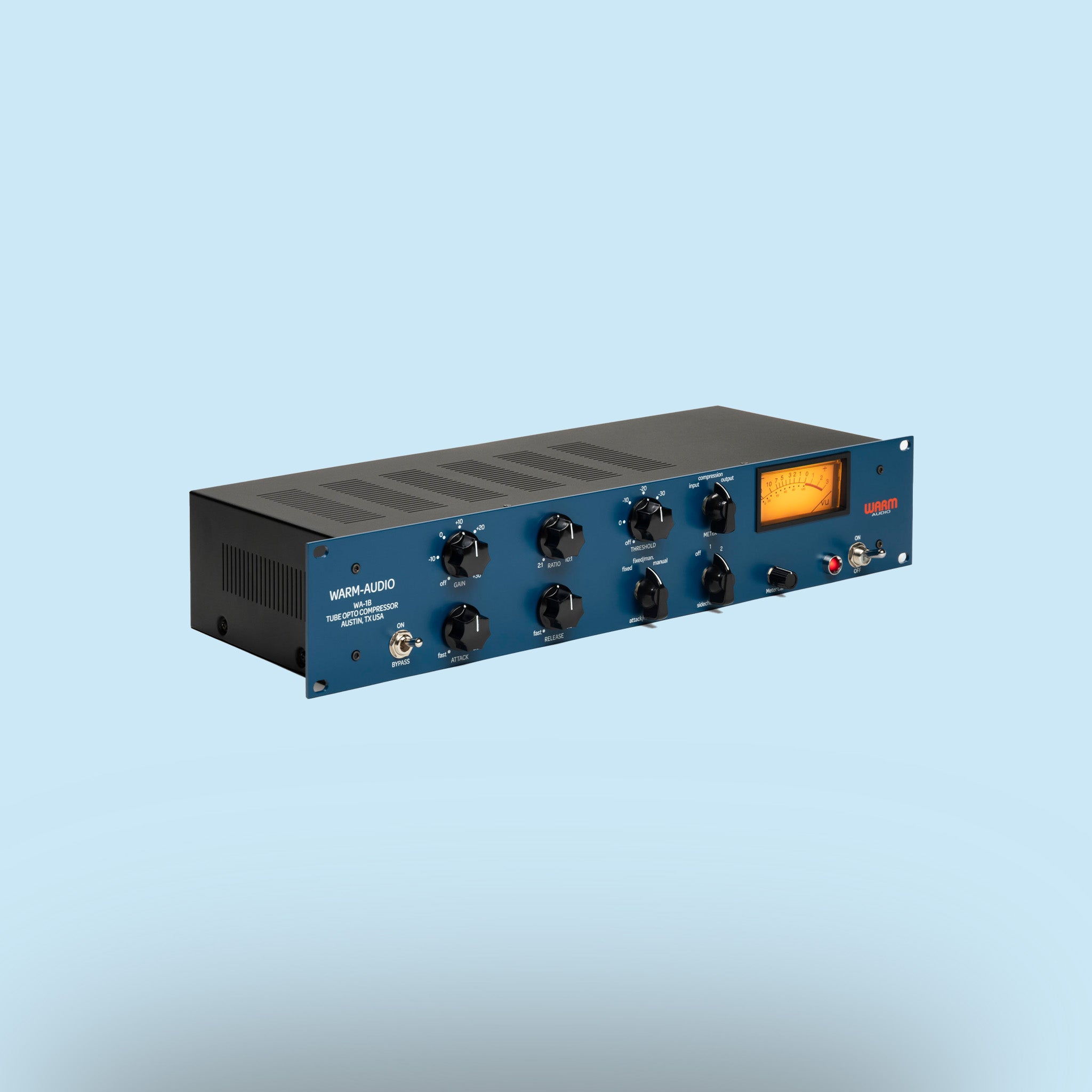 Röhrenkompressor Warm Audio WA-1B in Schwarz, Studio, Recording, Outboard.