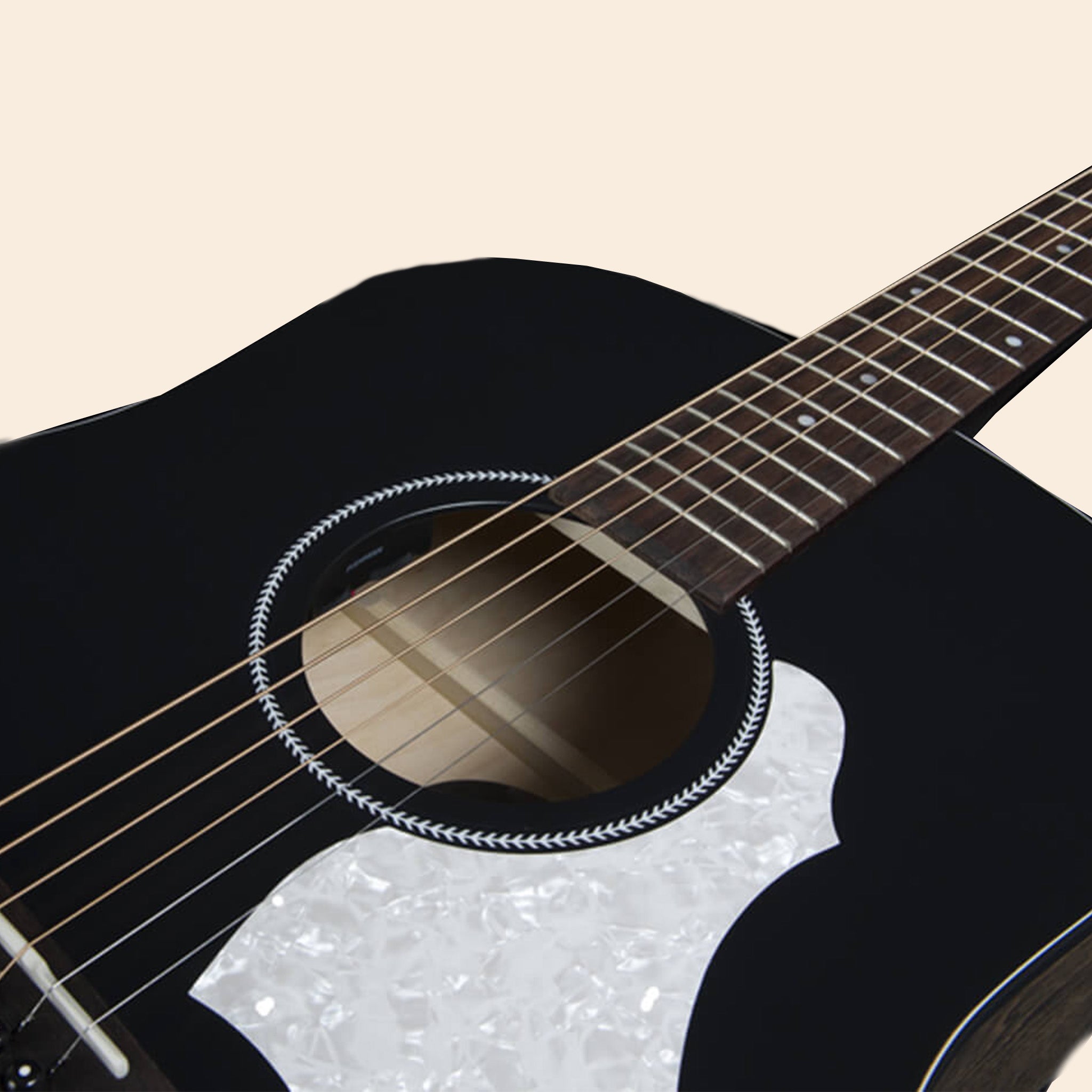 Westerngitarre Seagull S6 Classic Black A/E in Schwarz, Akustik, Live, Studio.