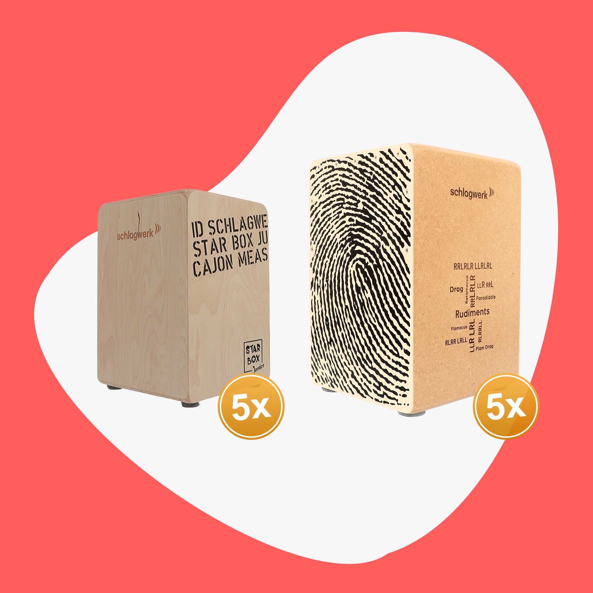 Cajon Bundle Kids (10 Stück)