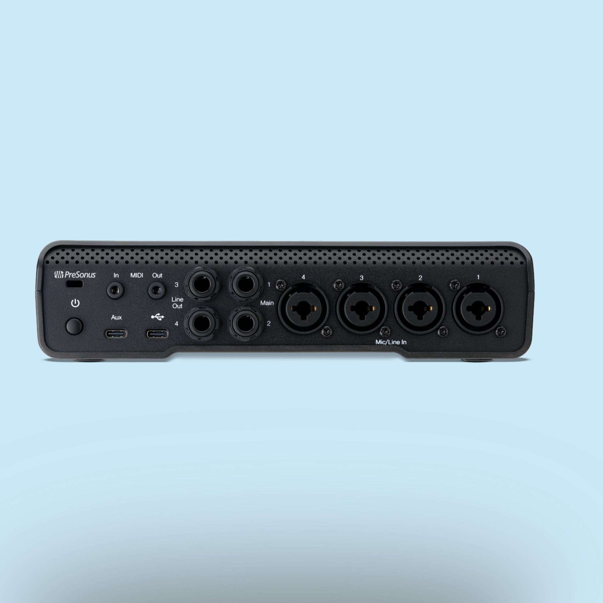 Audio-Interface PreSonus Quantum ES4 in Schwarz, Studio, Recording, USB-C.