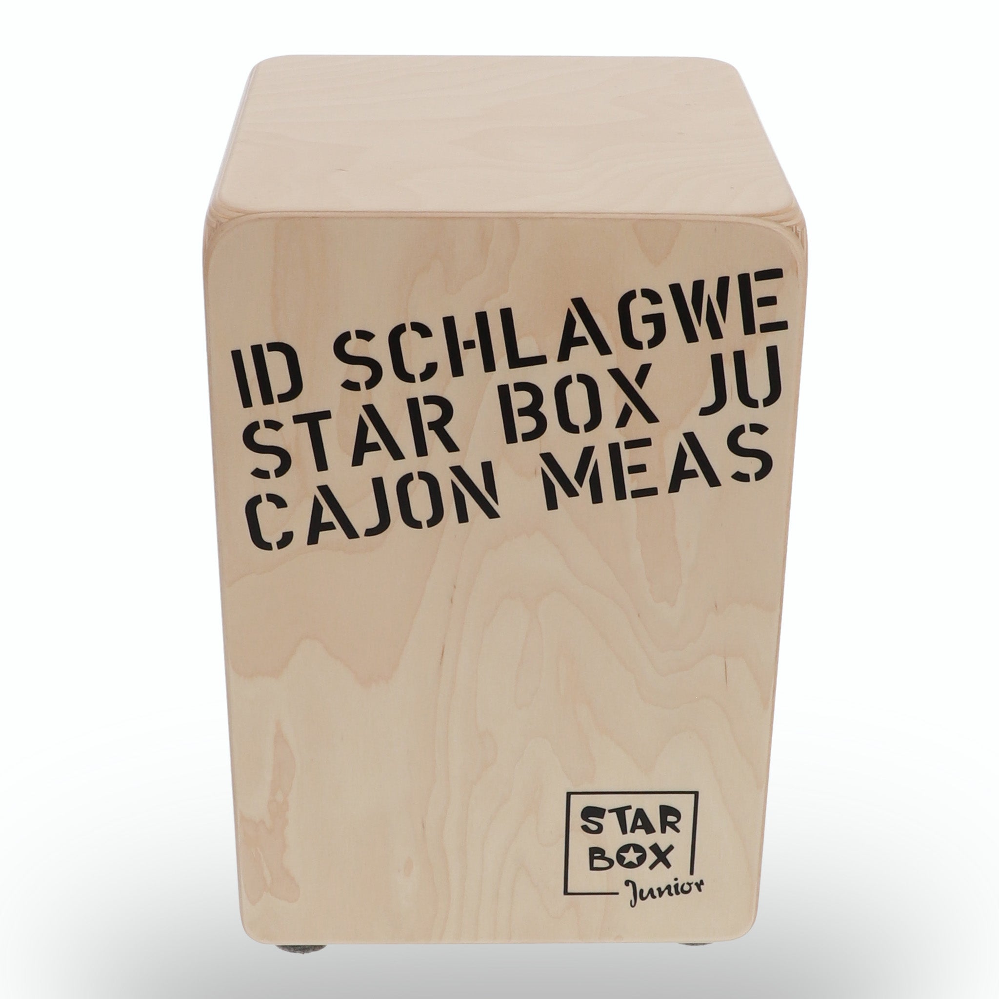 Cajon Schlagwerk Star Box CP400SB in Naturholz für Kinder