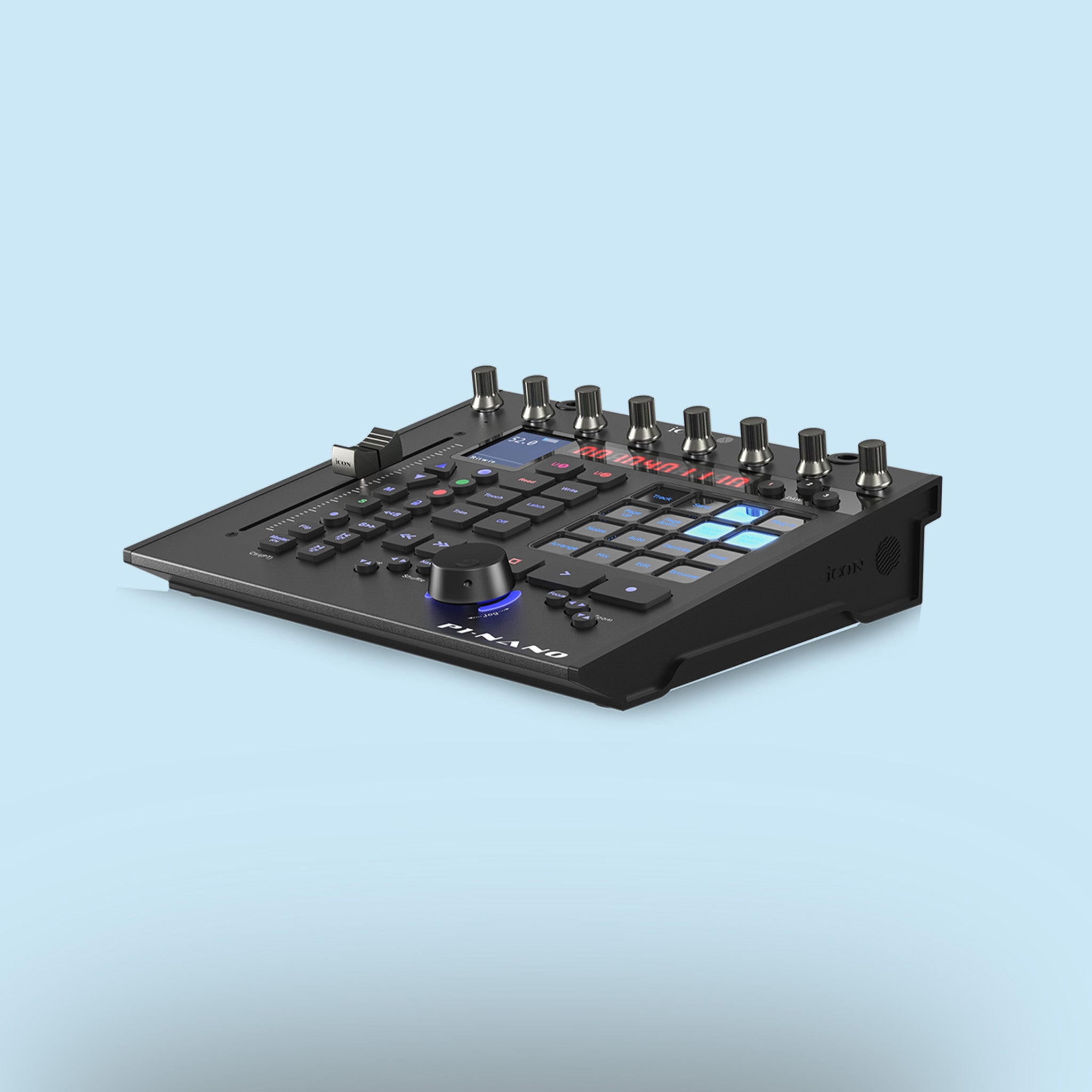 DAW-Controller iCON P1-Nano in Schwarz, Studio, DAW, Mixing.