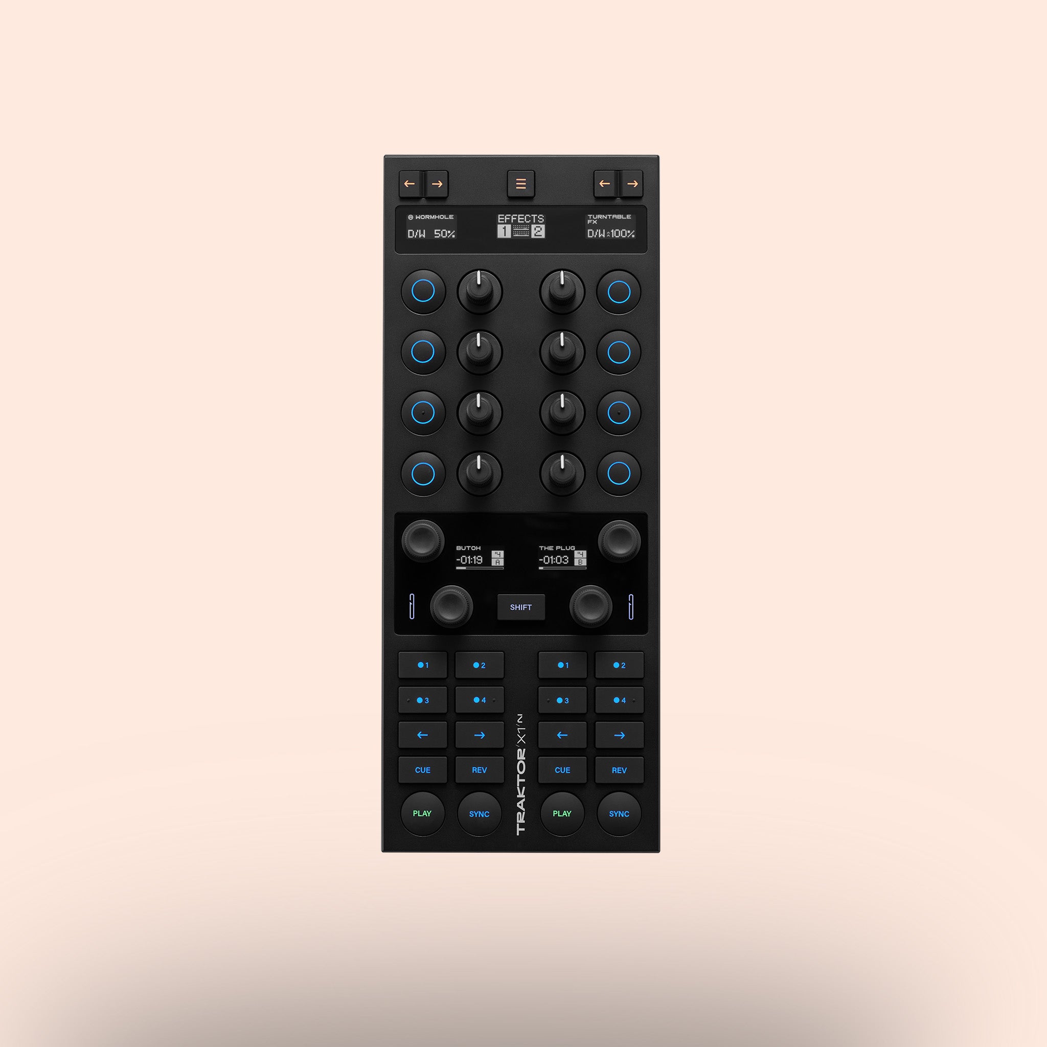 DJ-Controller Native Instruments Traktor X1 MK3 in Schwarz, DJ, Club, Performance.