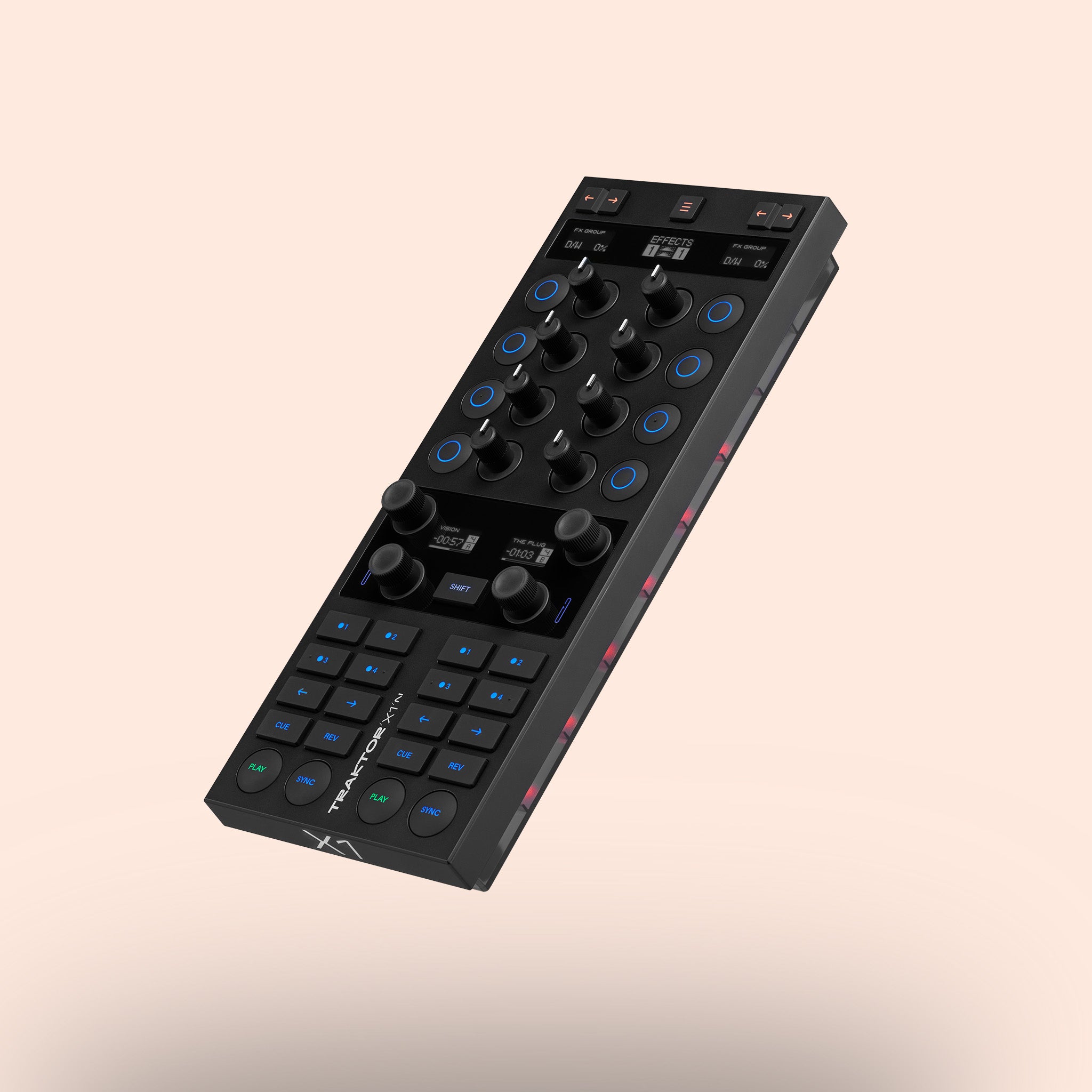 DJ-Controller Native Instruments Traktor X1 MK3 in Schwarz, DJ, Club, Performance.