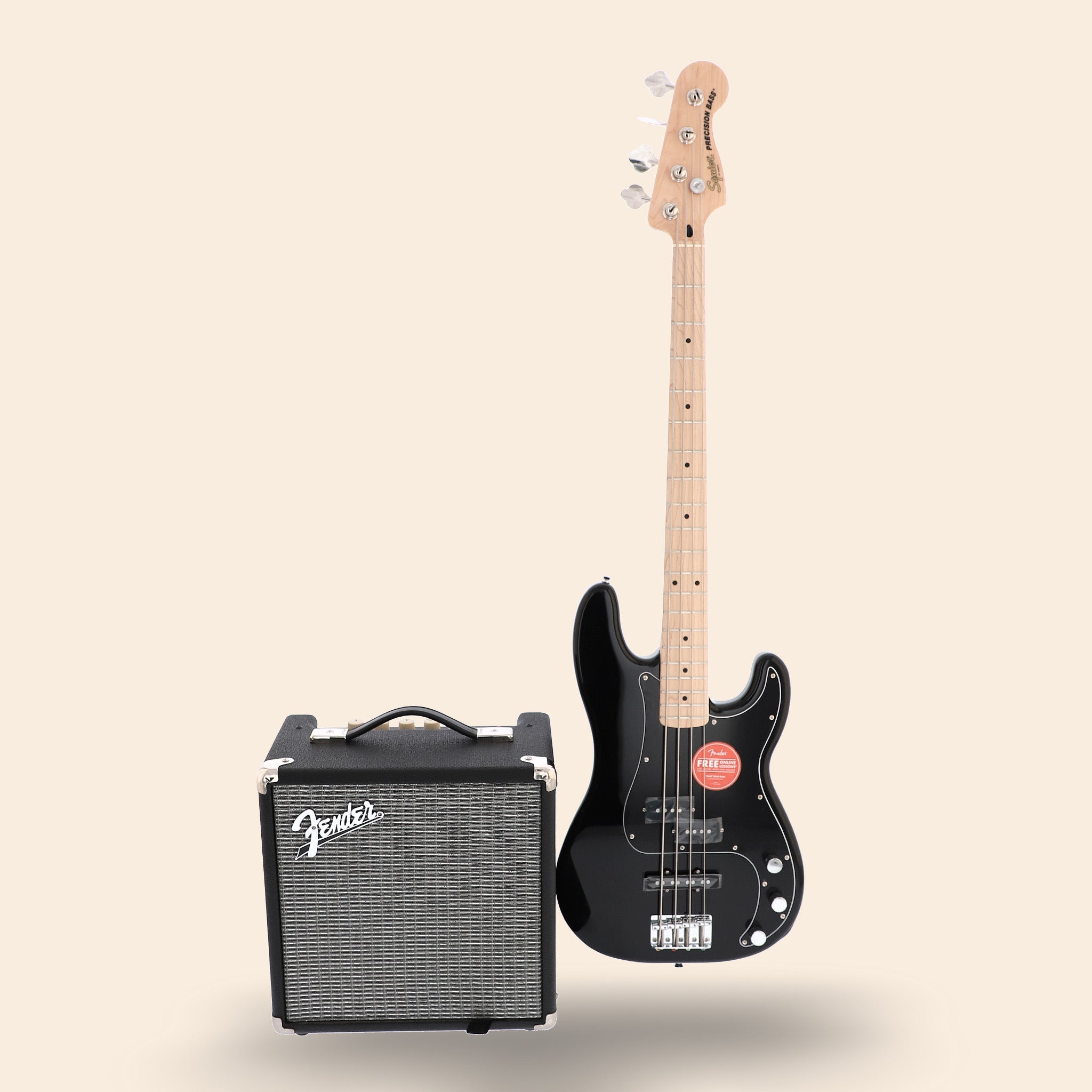 E-Bass-Set PJ Bass Set in Schwarz.