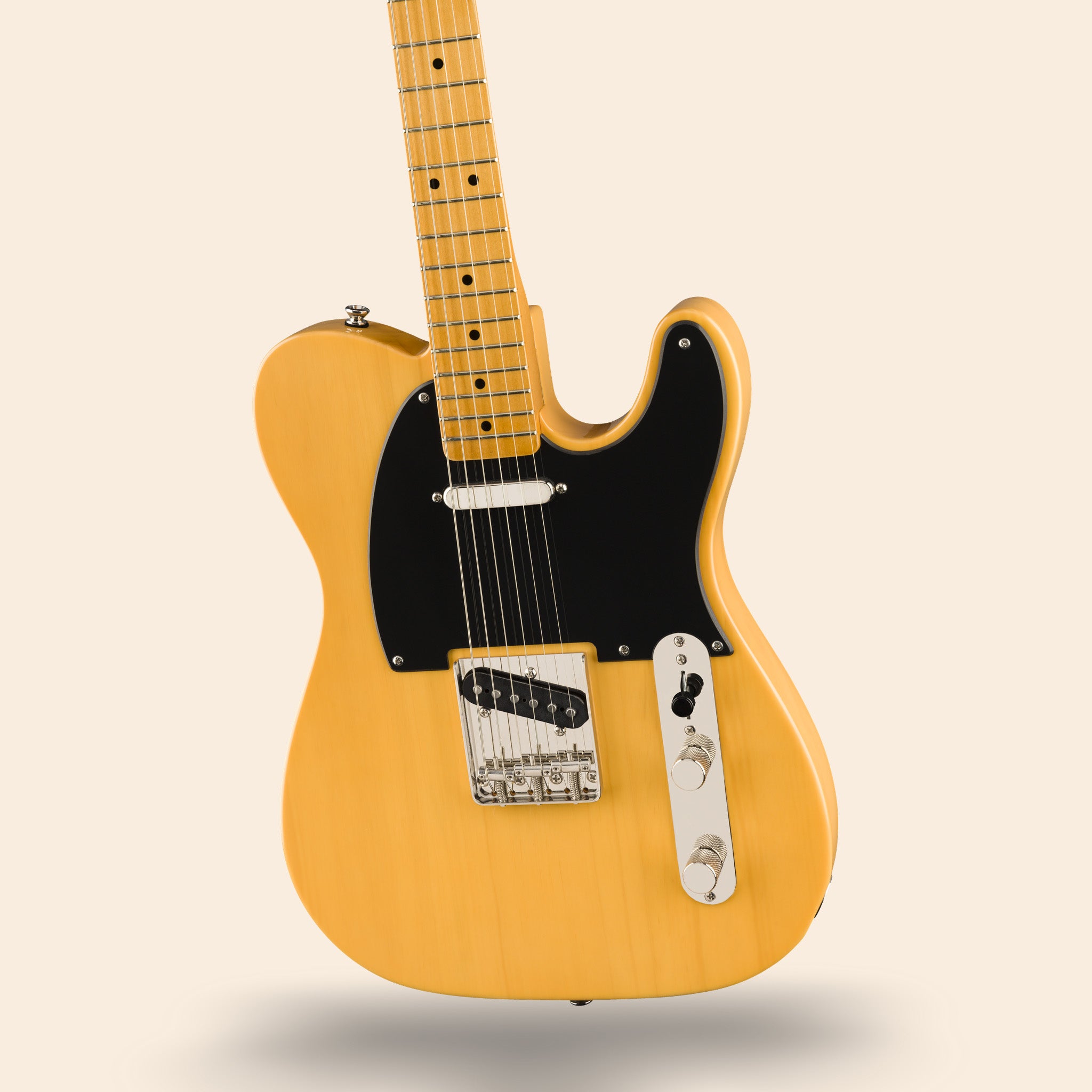 E-Gitarre Squier Classic Vibe 50s Telecaster BTB in Butterscotch Blonde, Live, Studio, Bühne.