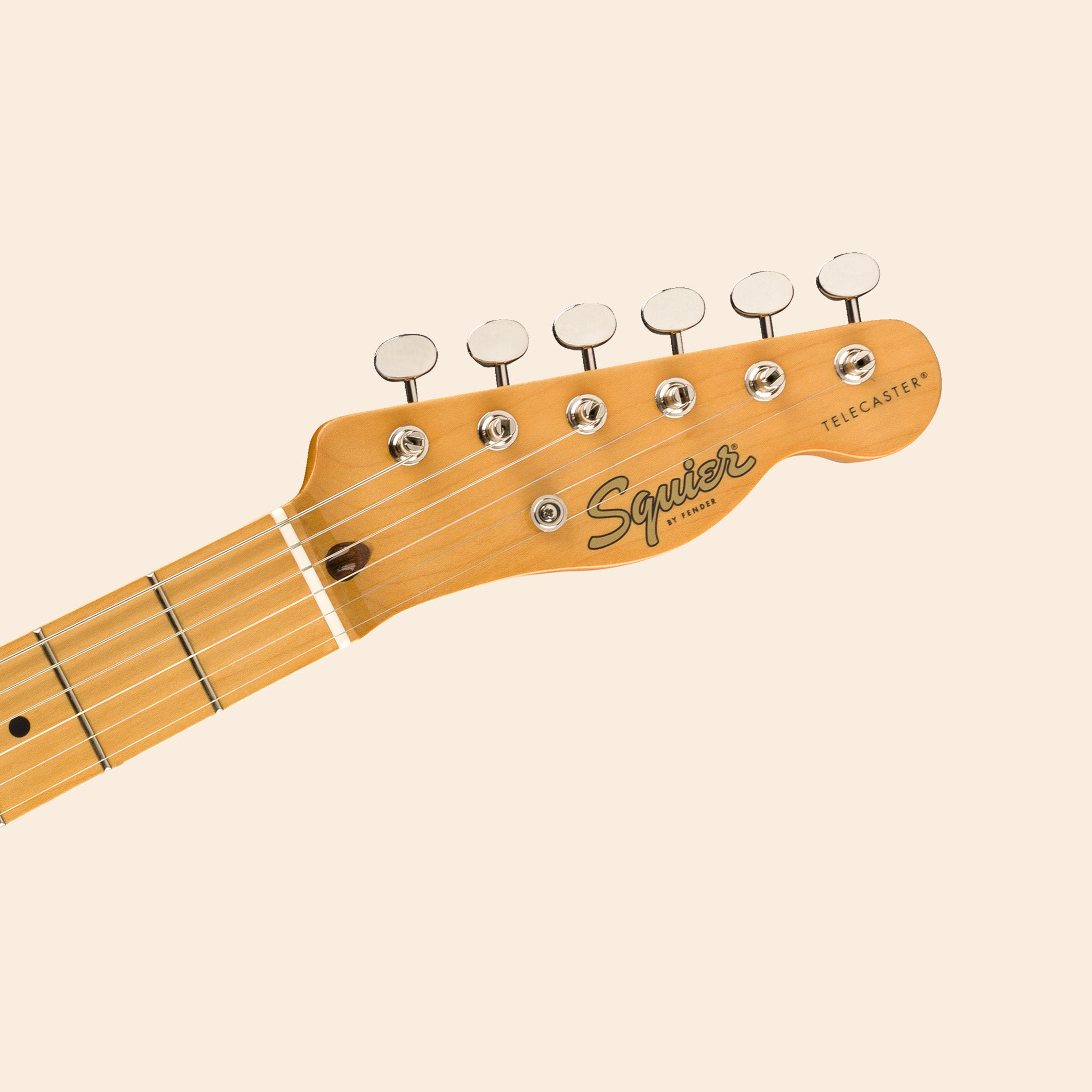 E-Gitarre Squier Classic Vibe 50s Telecaster BTB in Butterscotch Blonde, Live, Studio, Bühne.