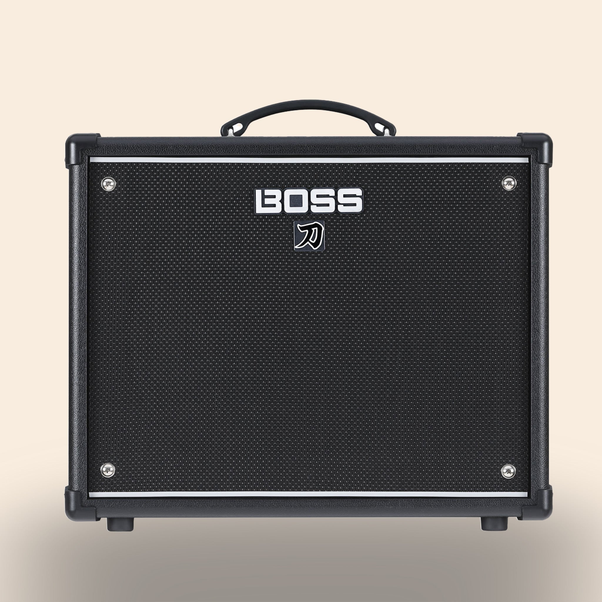 Gitarrenverstärker Boss Katana 50 Gen3 in Schwarz, Live, Proberaum, Bühne.