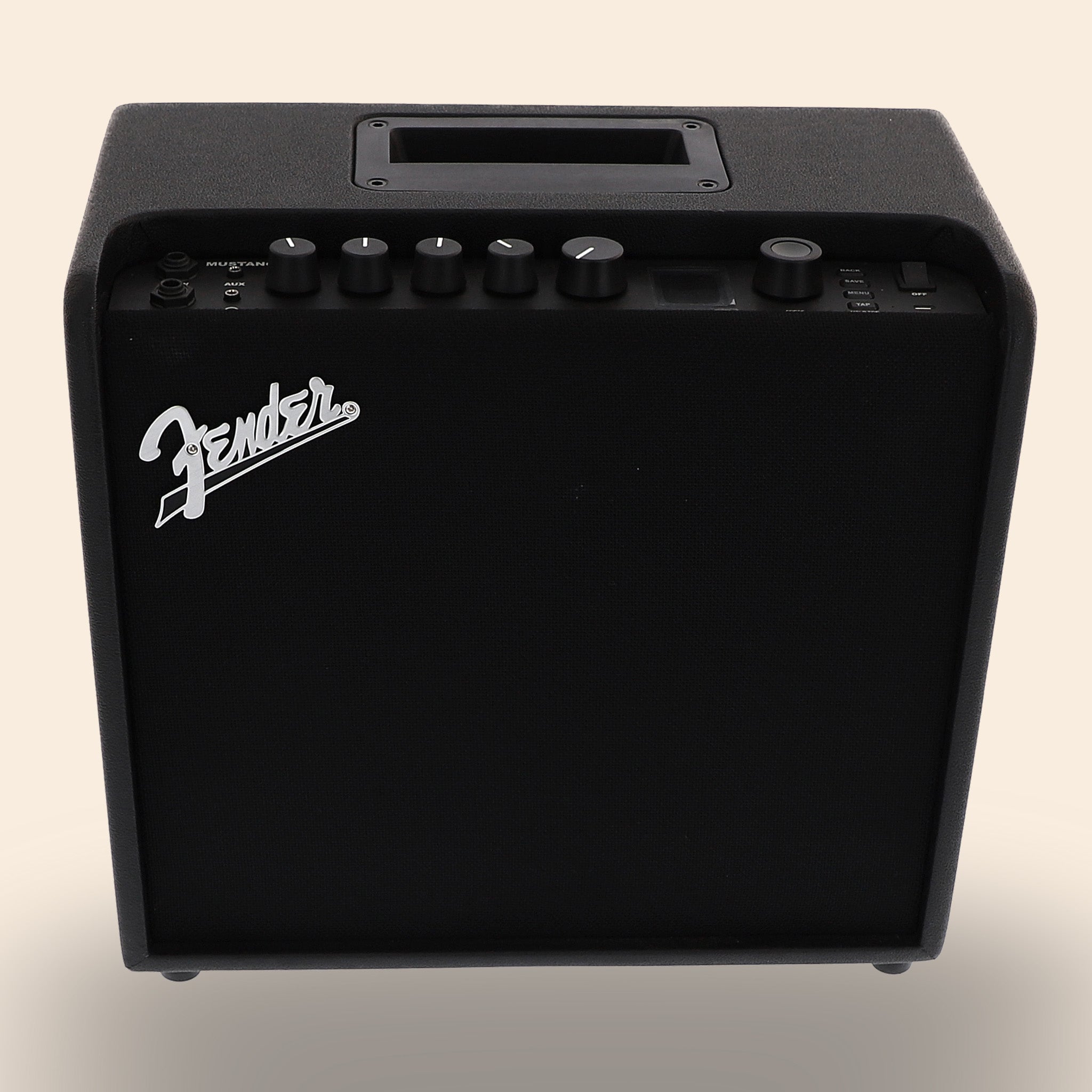 Gitarrenverstärker Fender Mustang LT 25 in Schwarz.