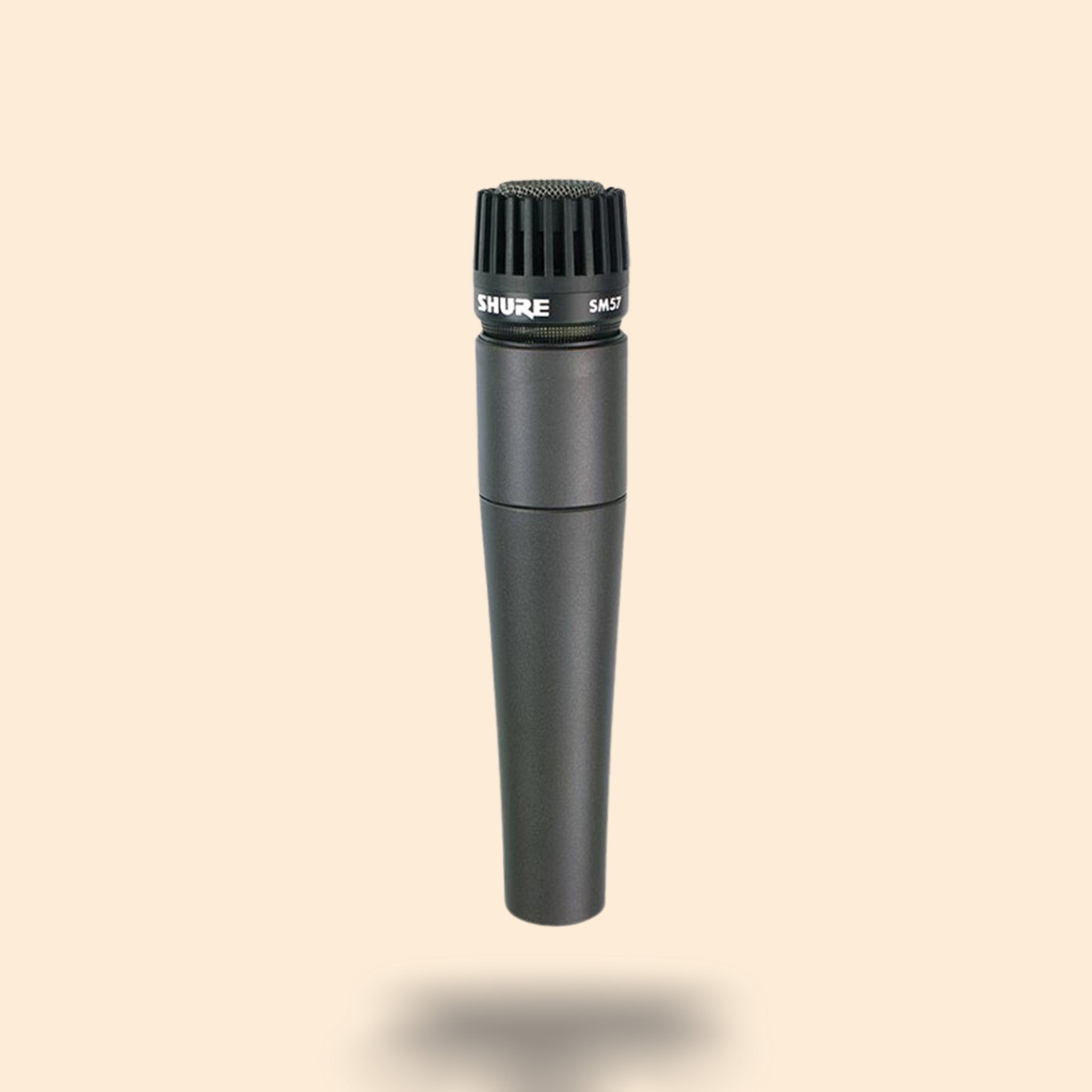 Mikrofon Shure SM57 LC in Schwarz, Studio, Live, Recording.