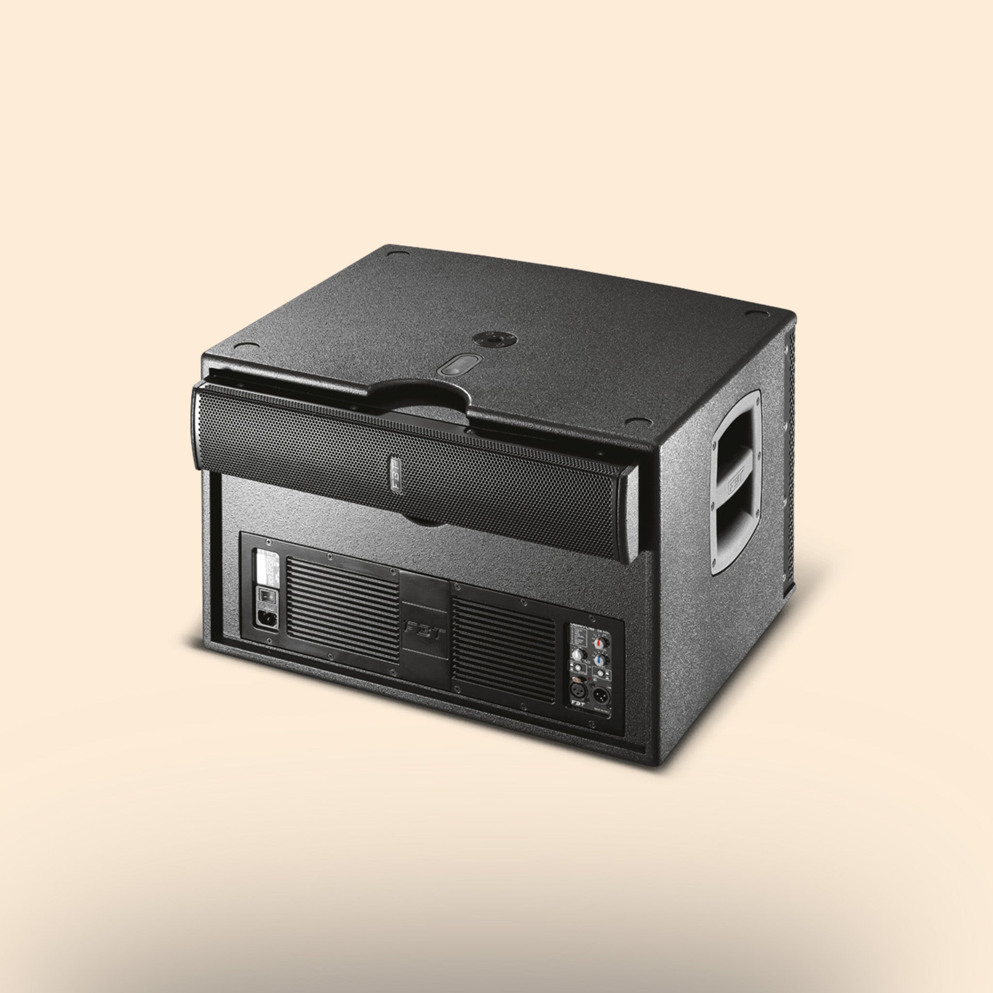 PA-System Vertus CS 1000 in Schwarz, Live, DJ, Veranstaltung.