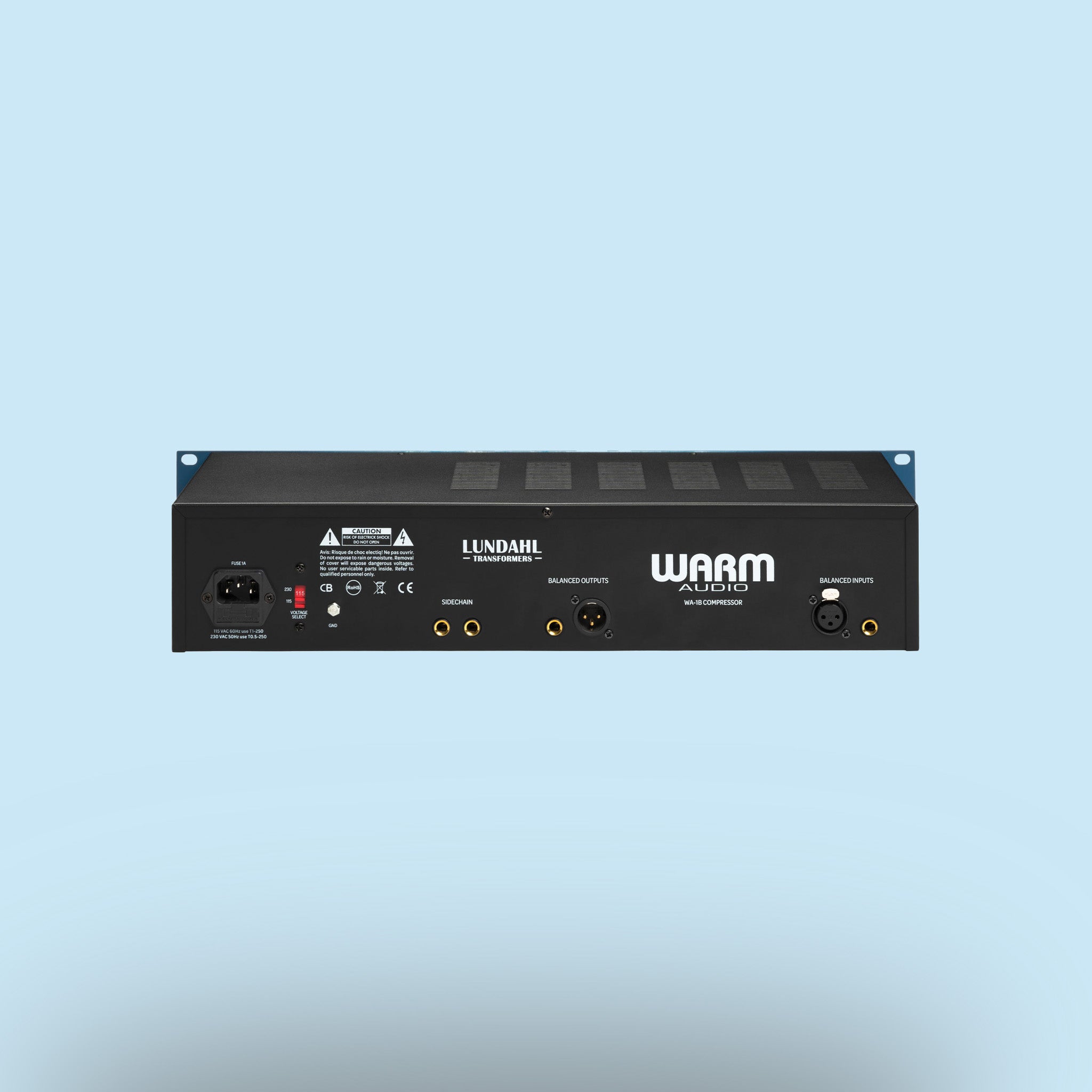 Röhrenkompressor Warm Audio WA-1B in Schwarz, Studio, Recording, Outboard.