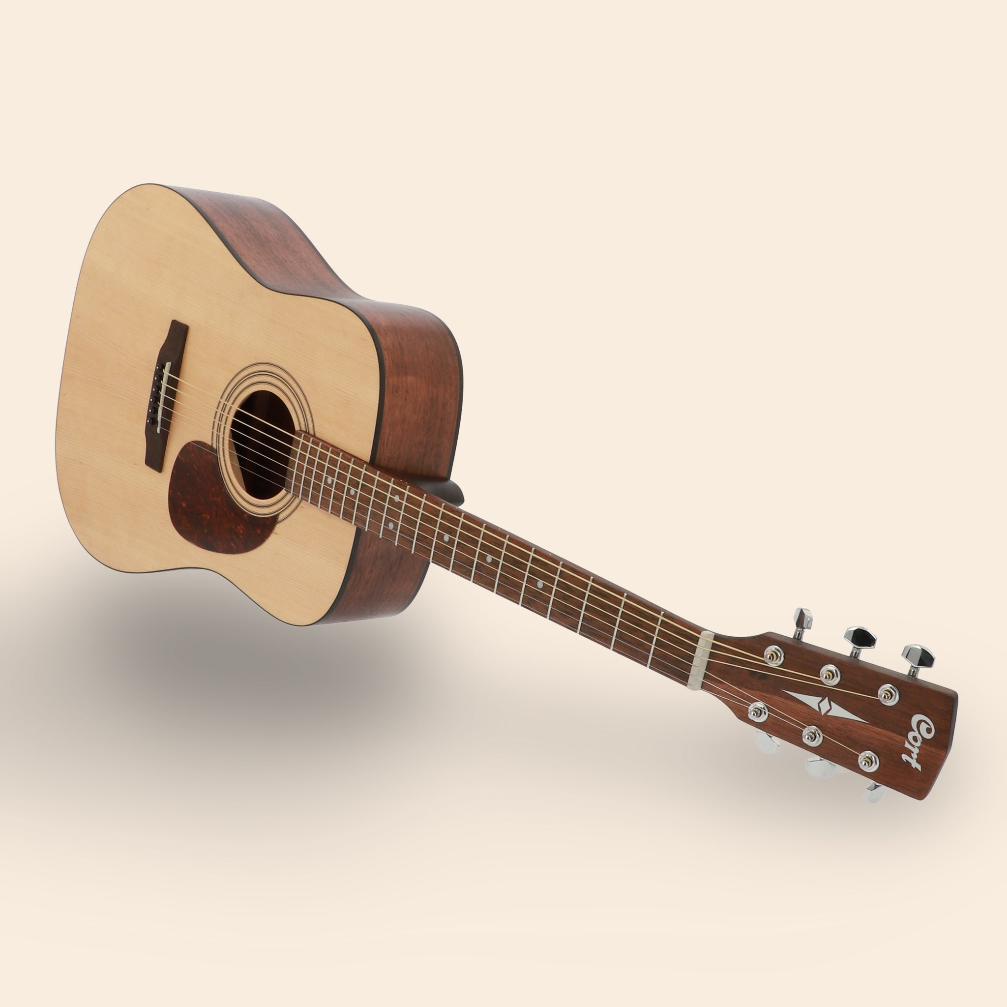 Westerngitarre Cort Earth 60 Set in Natur.